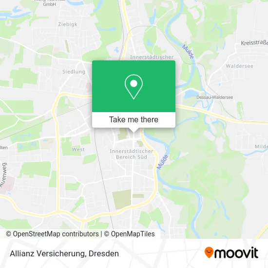 Карта Allianz Versicherung