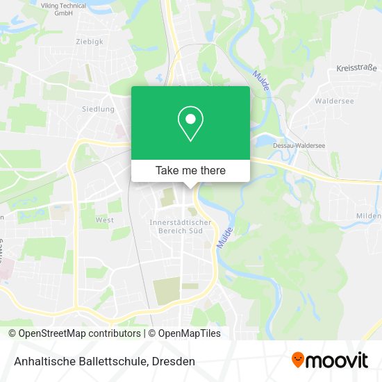 Карта Anhaltische Ballettschule