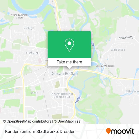 Карта Kundenzentrum Stadtwerke