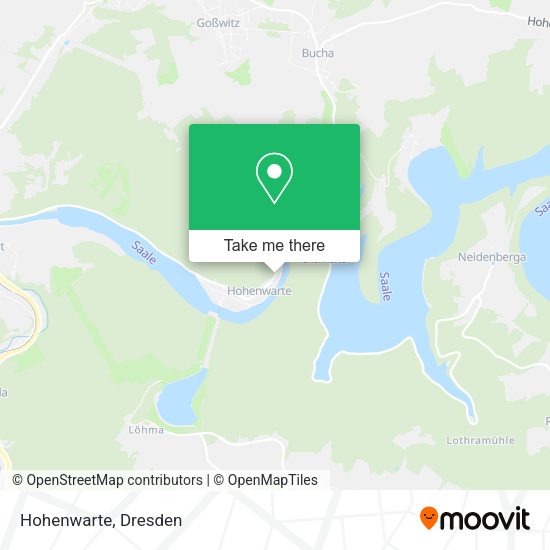 Карта Hohenwarte