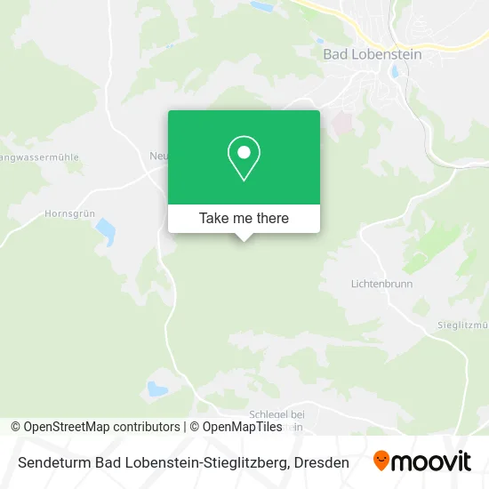 Карта Sendeturm Bad Lobenstein-Stieglitzberg