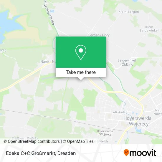Edeka C+C Großmarkt map