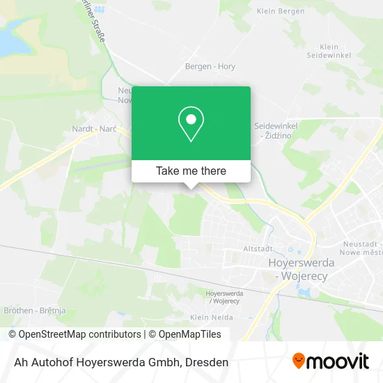 Ah Autohof Hoyerswerda Gmbh map
