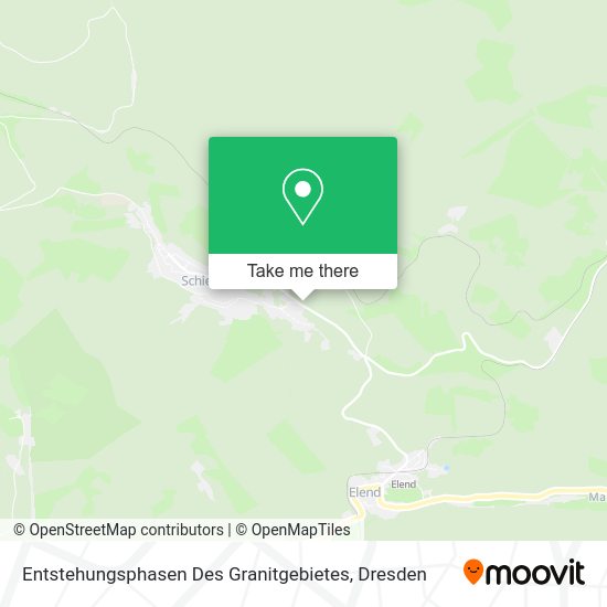 Карта Entstehungsphasen Des Granitgebietes