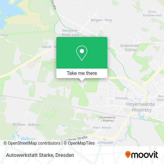 Карта Autowerkstatt Starke