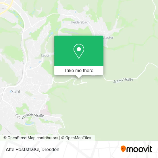 Карта Alte Poststraße