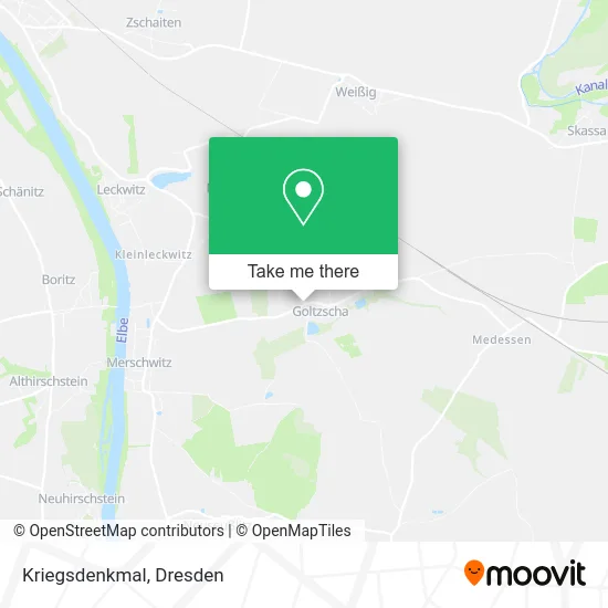 Карта Kriegsdenkmal