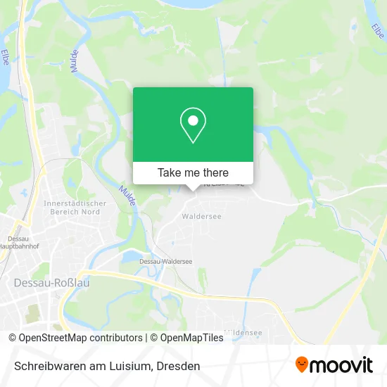 Карта Schreibwaren am Luisium