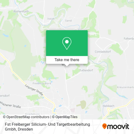 Карта Fst Freiberger Silicium- Und Targetbearbeitung Gmbh