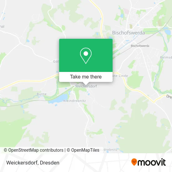 Weickersdorf map
