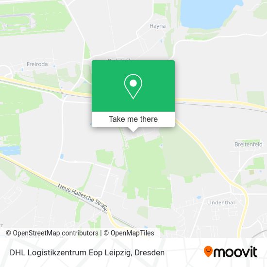 Карта DHL Logistikzentrum Eop Leipzig