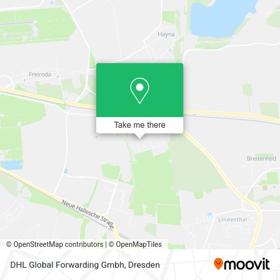 Карта DHL Global Forwarding Gmbh