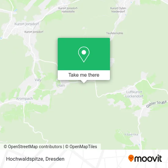 Карта Hochwaldspitze