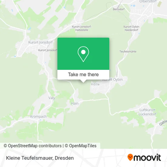 Карта Kleine Teufelsmauer