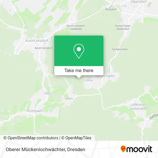 Карта Oberer Mückenlochwächter