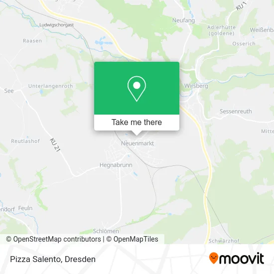 Карта Pizza Salento