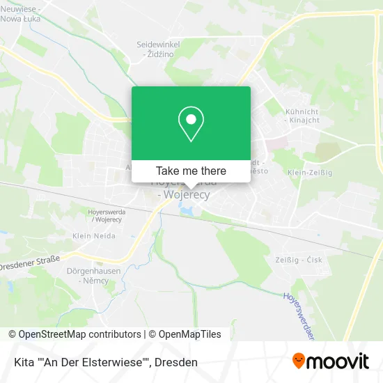 Карта Kita ""An Der Elsterwiese""