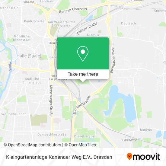 Карта Kleingartenanlage Kanenaer Weg E.V.