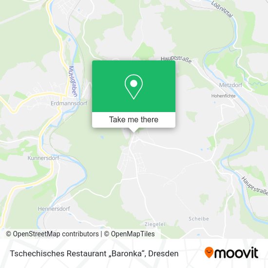 Карта Tschechisches Restaurant „Baronka“