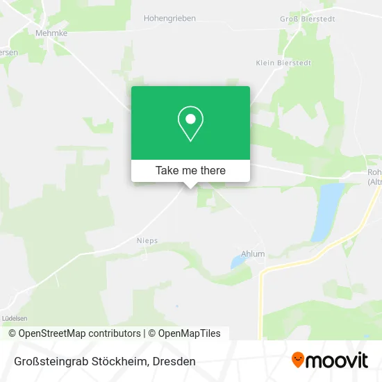 Карта Großsteingrab Stöckheim