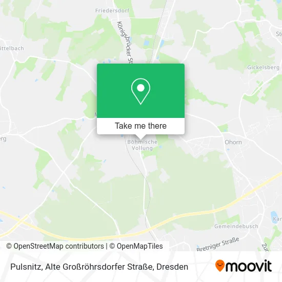 Карта Pulsnitz, Alte Großröhrsdorfer Straße
