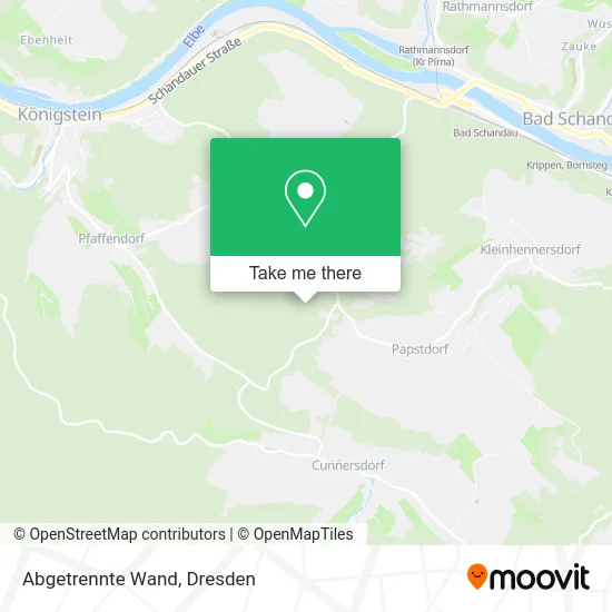 Карта Abgetrennte Wand