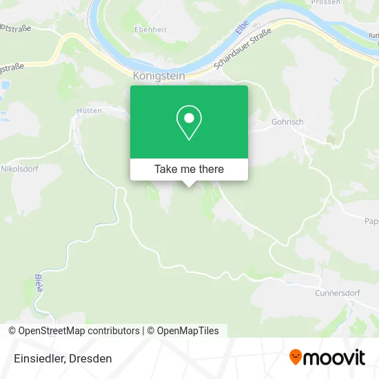 Карта Einsiedler