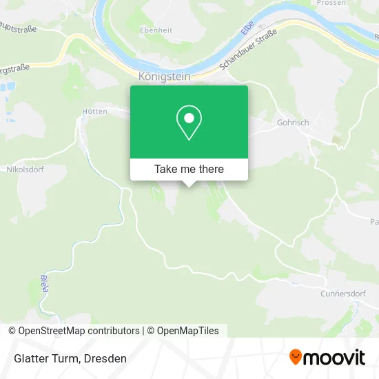 Карта Glatter Turm