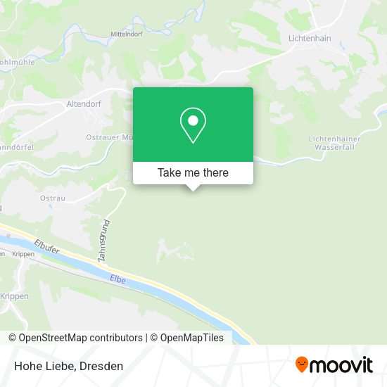 Карта Hohe Liebe