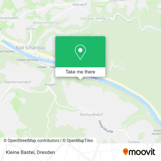 Карта Kleine Bastei