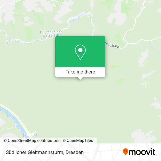 Карта Südlicher Gleitmannsturm