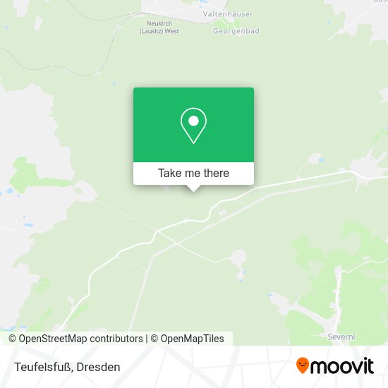 Карта Teufelsfuß
