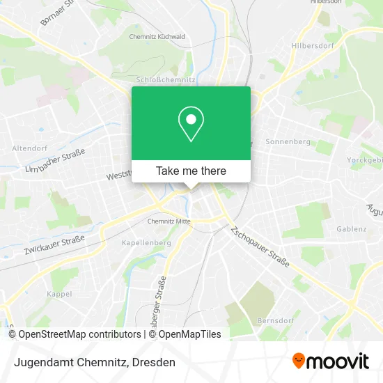 Карта Jugendamt Chemnitz