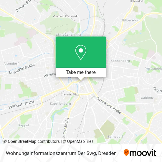Карта Wohnungsinformationszentrum Der Swg