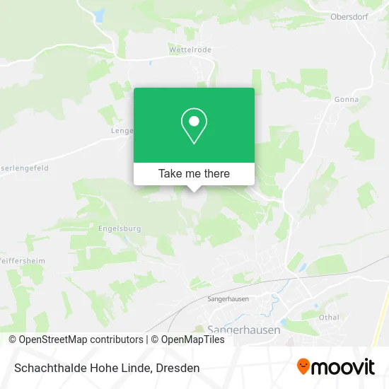Карта Schachthalde Hohe Linde