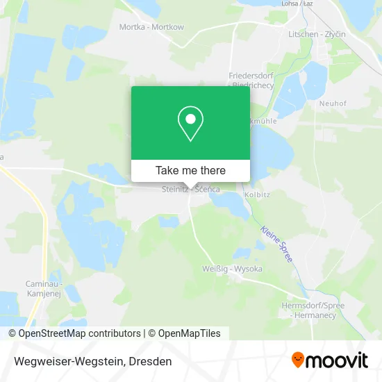 Карта Wegweiser-Wegstein