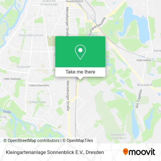 Карта Kleingartenanlage Sonnenblick E.V.