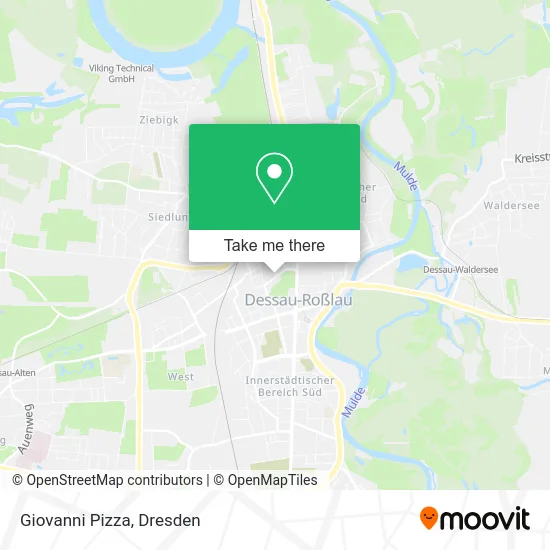 Карта Giovanni Pizza
