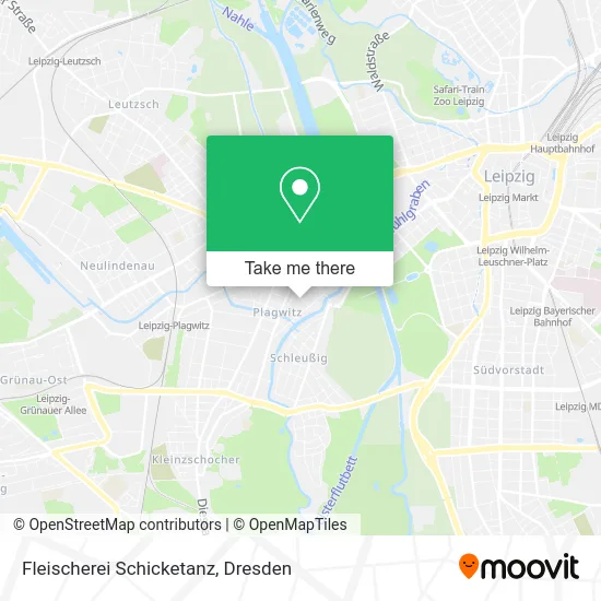 Карта Fleischerei Schicketanz