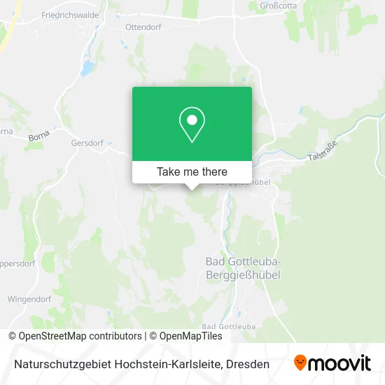 Карта Naturschutzgebiet Hochstein-Karlsleite