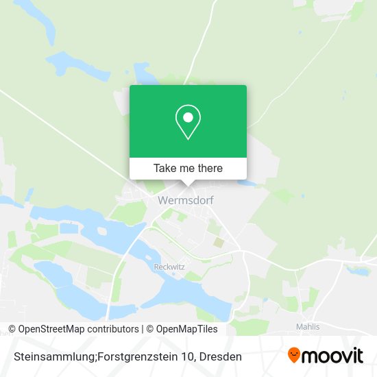 Карта Steinsammlung;Forstgrenzstein 10