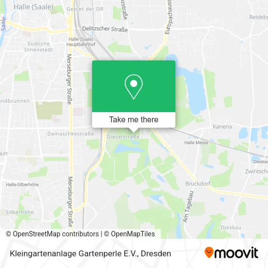 Карта Kleingartenanlage Gartenperle E.V.