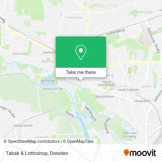 Карта Tabak & Lottoshop