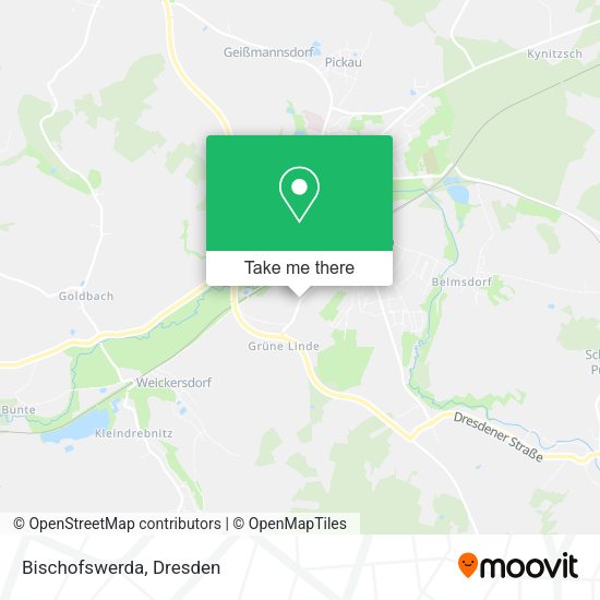 Карта Bischofswerda