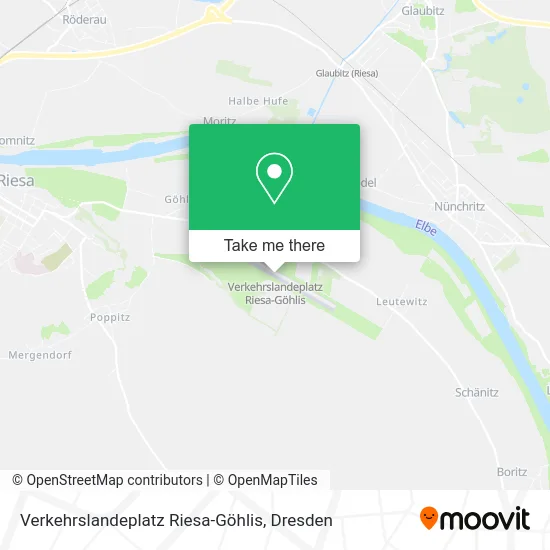 Карта Verkehrslandeplatz Riesa-Göhlis