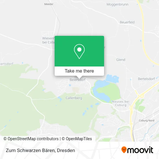 Карта Zum Schwarzen Bären