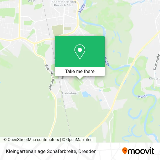 Карта Kleingartenanlage Schäferbreite