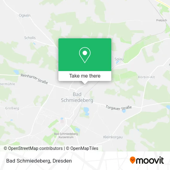 Карта Bad Schmiedeberg