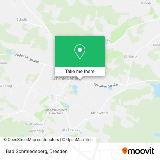 Карта Bad Schmiedeberg