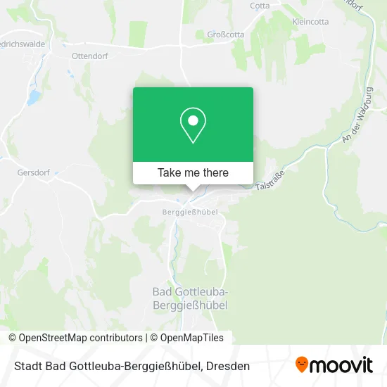 Карта Stadt Bad Gottleuba-Berggießhübel